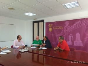 La Asociación con Manuel Izco, concejal de Turismo